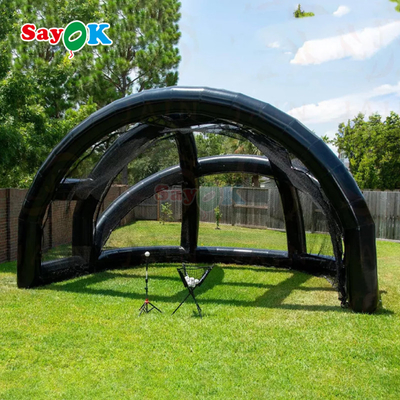 पोर्टेबल बैटिंग नेट वाटरप्रूफ inflatable बेसबॉल टेंट inflatable बेसबॉल खेल के लिए बैटिंग पिंजरे