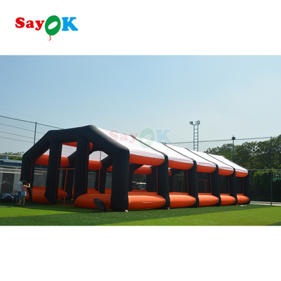 विशाल inflatable खेल सुरंग प्रवेश द्वार आउटडोर घटना Inflatable गुंबद खेल खेल के लिए तम्बू