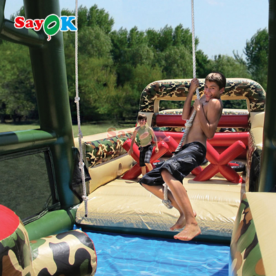 वाणिज्यिक inflatable बाधा पाठ्यक्रम आउटडोर inflatables विशाल inflatable बाधा पाठ्यक्रम वयस्कों के लिए