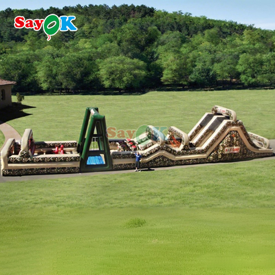 वाणिज्यिक inflatable बाधा पाठ्यक्रम आउटडोर inflatables विशाल inflatable बाधा पाठ्यक्रम वयस्कों के लिए