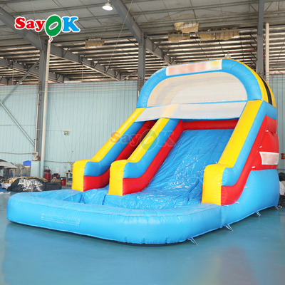 सुरक्षा स्लाइड के साथ उछल महल अनुकूलित inflatable उछल घर पानी स्लाइड inflatable बच्चों आउटडोर