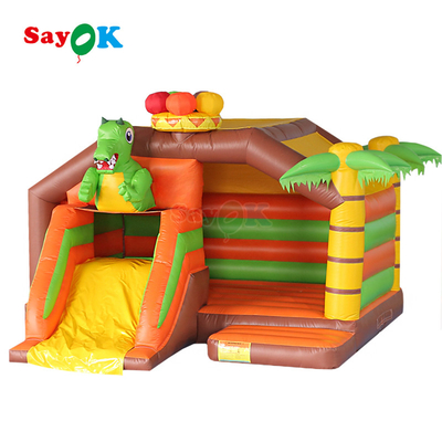 लोकप्रिय inflatable bouncer आउटडोर inflatable bouncing combo slide वाणिज्यिक inflatable jumping bouncer बच्चों के लिए महल