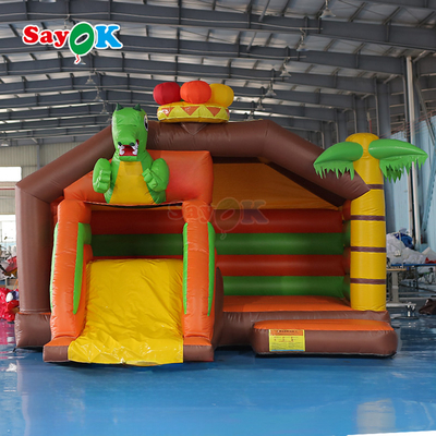 लोकप्रिय inflatable bouncer आउटडोर inflatable bouncing combo slide वाणिज्यिक inflatable jumping bouncer बच्चों के लिए महल