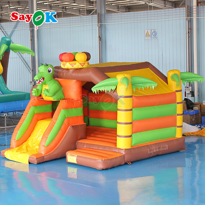लोकप्रिय inflatable bouncer आउटडोर inflatable bouncing combo slide वाणिज्यिक inflatable jumping bouncer बच्चों के लिए महल