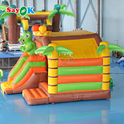 लोकप्रिय inflatable bouncer आउटडोर inflatable bouncing combo slide वाणिज्यिक inflatable jumping bouncer बच्चों के लिए महल