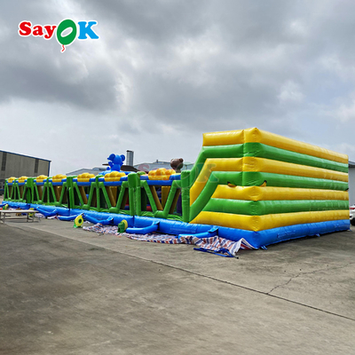 वाणिज्यिक inflatable बाधा पाठ्यक्रम विशाल inflatable खेल का मैदान आउटडोर बच्चों के लिए inflatable थीम पार्क