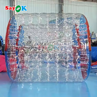 आउटडोर वाटर स्पोर्ट्स के लिए inflatable Running Bubble Zorb Roller Ball PVC Transparent Water Roller Ball