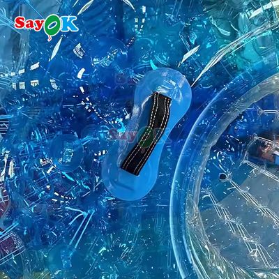 आउटडोर वाटर स्पोर्ट्स के लिए inflatable Running Bubble Zorb Roller Ball PVC Transparent Water Roller Ball