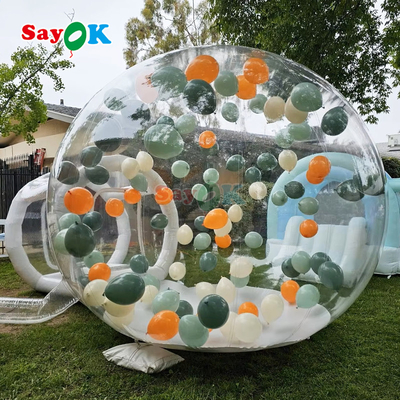 आउटडोर पारदर्शी बुलबुला घर inflatable गुब्बारा तम्बू बाल के लिए घर