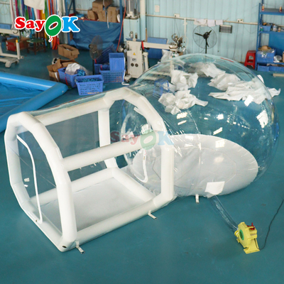 आउटडोर पारदर्शी बुलबुला घर inflatable गुब्बारा तम्बू बाल के लिए घर