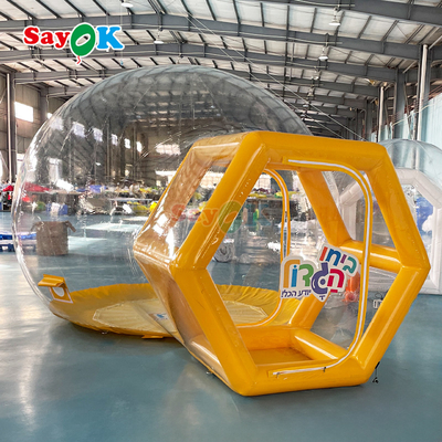 बच्चों के लिए अनुकूलित आउटडोर बबल हाउस inflatable गुब्बारा गुब्बारा घर गुब्बारा