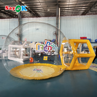 बच्चों के लिए अनुकूलित आउटडोर बबल हाउस inflatable गुब्बारा गुब्बारा घर गुब्बारा