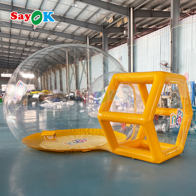 बच्चों के लिए अनुकूलित आउटडोर बबल हाउस inflatable गुब्बारा गुब्बारा घर गुब्बारा