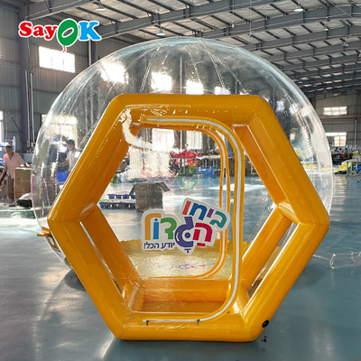 बच्चों के लिए अनुकूलित आउटडोर बबल हाउस inflatable गुब्बारा गुब्बारा घर गुब्बारा