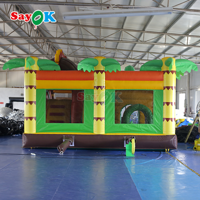 सायक वाणिज्यिक inflatables डायनासोर Inflatable बाउंस हाउस स्लाइड आउटडोर इवेंट के लिए