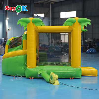 सायक कमर्शियल छोटे inflatable उछाल घर डायनासोर Inflatable Bouncer Combo बच्चों के लिए