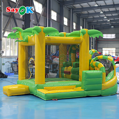 सायक कमर्शियल छोटे inflatable उछाल घर डायनासोर Inflatable Bouncer Combo बच्चों के लिए