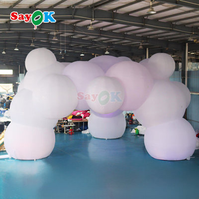 सायक क्लाउड थीम्ड विशाल inflatable तम्बू ब्लास्ट अप पार्टी तम्बू आउटडोर घटनाओं के लिए