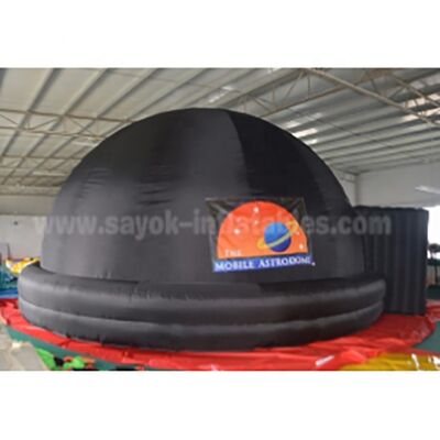 Commercial Outdoor Portable Planetarium Inflatable Dome Tent 3d Inflated Dome Astronomical Dome Galaxy Tent