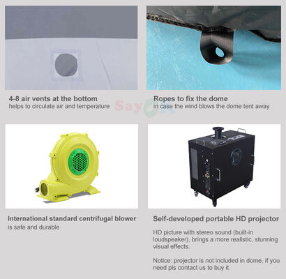 7m Inflatable Air Planetarium Dome Inflatable Projection Dome Tent for School Astronomy