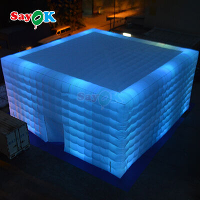 Sayok Customized Oxford Fabric 10 X 10 Meters Inflatable Led Tent for Outdoor Party Event