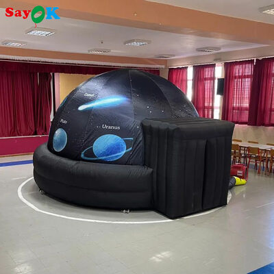 सैयोक स्कूल खगोल विज्ञान inflatable प्रक्षेपण गुंबद तम्बू inflatable प्रक्षेपण तारामंडल तम्बू तारामंडल गुंबद