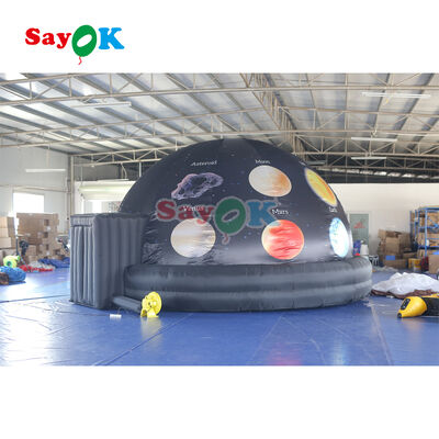 सैयोक स्कूल खगोल विज्ञान inflatable प्रक्षेपण गुंबद तम्बू inflatable प्रक्षेपण तारामंडल तम्बू तारामंडल गुंबद