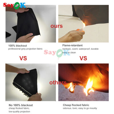 सैयोक स्कूल खगोल विज्ञान inflatable प्रक्षेपण गुंबद तम्बू inflatable प्रक्षेपण तारामंडल तम्बू तारामंडल गुंबद