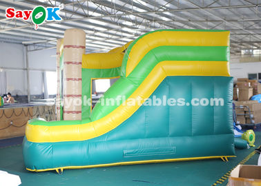 मनोरंजन के लिए ब्लोअर के साथ बच्चों के लिए inflatable स्लाइड 4*3.5*3.5m पीवीसी Tarpaulin Inflatable Bouncer स्लाइड