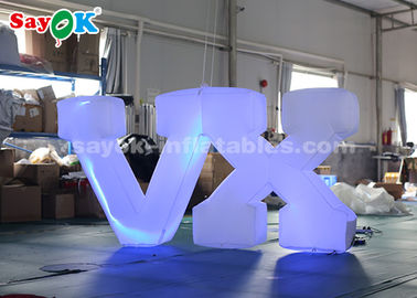 1.2 m उच्च Inflatable प्रकाश सजावट / Inflatable एलईडी पत्र आसान सेट अप