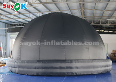 पीवीसी तल चटाई लौ Retardant के साथ काले दो नीचे के छल्ले Inflatable तारामंडल