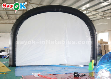 कस्टम inflatable तम्बू काले सुरंग प्रवेश ब्लोटेबल हवा तम्बू आउटडोर खेल बैठक के लिए
