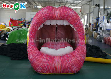 विज्ञापन के लिए ज्वलंत डिजाइन बड़े Inflatable मुंह सूजन होंठ