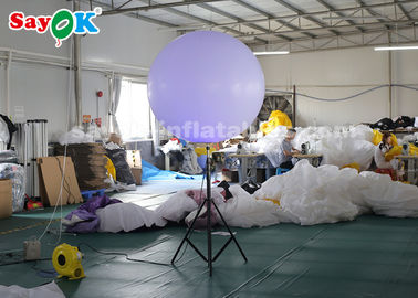 स्ट्रीट, पिछवाड़े के लिए Inflatable स्टैंड तिपाई गुब्बारा प्रकाश सजावट