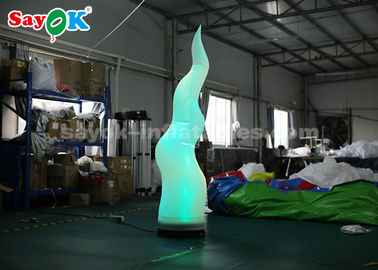 पार्टी सजावट के लिए 16 रंग बदलने प्रकाश के साथ 2M उच्च Inflatable आइवरी टस्क