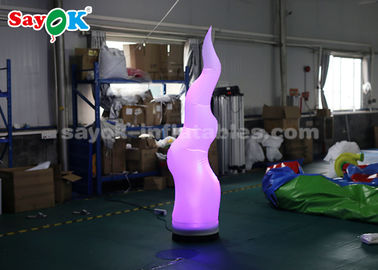 पार्टी सजावट के लिए 16 रंग बदलने प्रकाश के साथ 2M उच्च Inflatable आइवरी टस्क