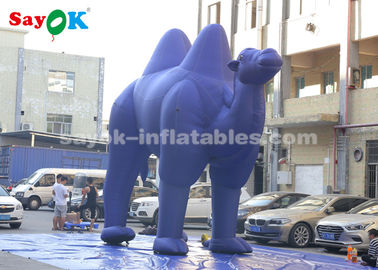 ब्लोबल पशु गुब्बारे अंधेरे नीले ब्लोबल कार्टून पात्र आउटडोर विज्ञापन के लिए / विशाल ब्लोबल ऊंट