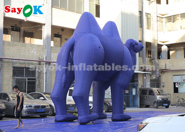 ब्लोबल पशु गुब्बारे अंधेरे नीले ब्लोबल कार्टून पात्र आउटडोर विज्ञापन के लिए / विशाल ब्लोबल ऊंट