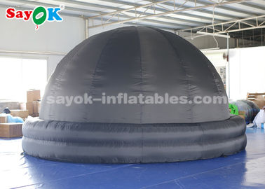 4.5 मीटर पोर्टेबल Inflatable तारामंडल प्रोजेक्शन डोम तम्बू काले रंग