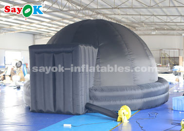4.5 मीटर पोर्टेबल Inflatable तारामंडल प्रोजेक्शन डोम तम्बू काले रंग