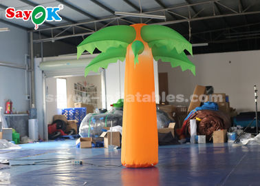 हरे और पीले क्रिसमस Inflatable प्रकाश सजावट / पेड़ उड़ा