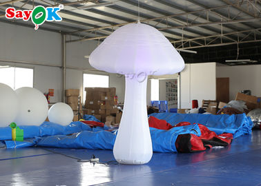 2 मीटर Inflatable प्रकाश सजावट घटना के लिए एलईडी के साथ मशरूम उड़ा