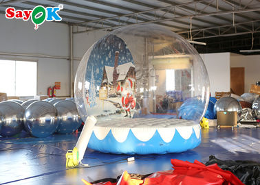 पृष्ठभूमि मुद्रण के साथ पीवीसी विशालकाय 3 मीटर Inflatable क्रिसमस हिमपात ग्लोब