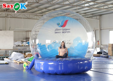 ROHS Inflatable छुट्टी सजावट पंप के साथ पारदर्शी बुलबुला तम्बू