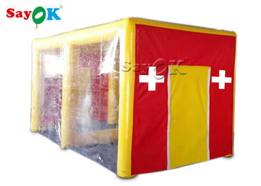 निविड़ अंधकार Inflatable चिकित्सा तम्बू अलगाव आपातकालीन आश्रय