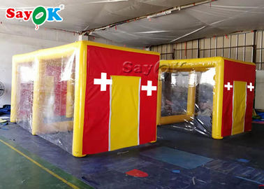 निविड़ अंधकार Inflatable चिकित्सा तम्बू अलगाव आपातकालीन आश्रय