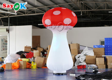 घटना / पार्टी सजावट के लिए कस्टम एलईडी Inflatable मशरूम मॉडल