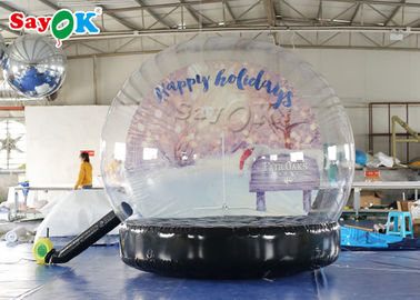 पीवीसी क्रिसमस के गहने आउटडोर विज्ञापन के लिए Inflatable हिमपात ग्लोब