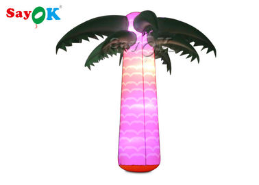 निविड़ अंधकार Inflatable प्रकाश सजावट क्रिसमस नारियल पाम ट्री लाइट