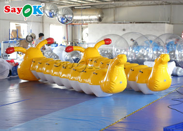 ब्लोटेबल पशु गुब्बारे 6 मीटर मजेदार कार्निवल सजावट टीम बिल्डिंग खेलों के लिए ब्लोटेबल कैटरपिलर